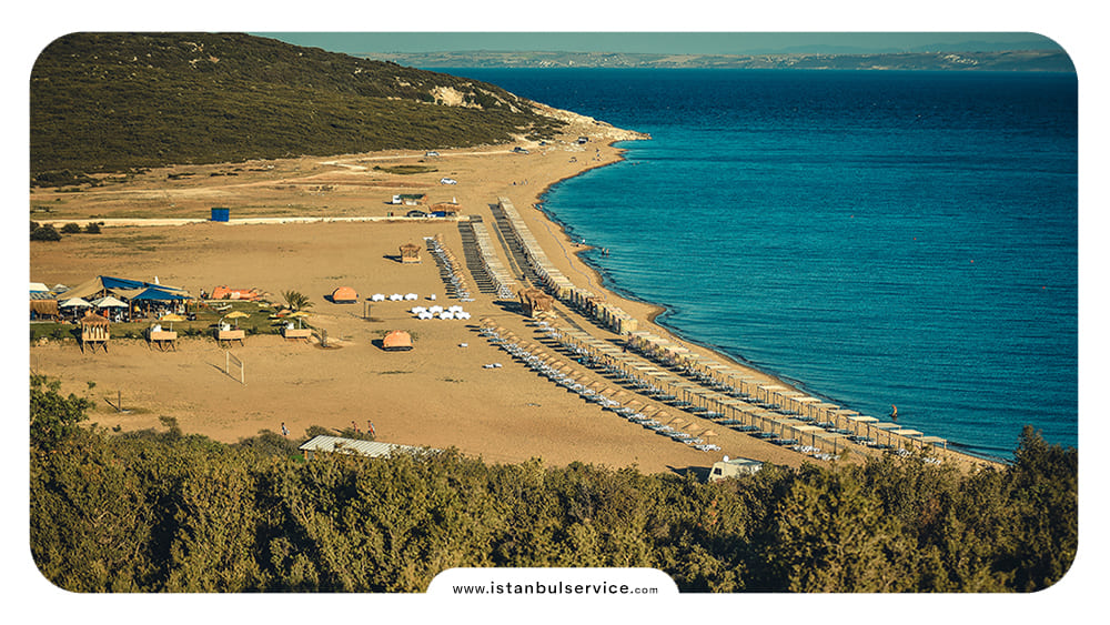 ساحل اوزونکوم (Uzunkum Beach)